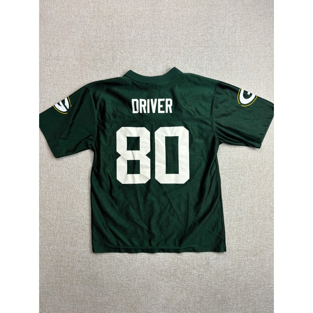 NFL Green Bay Packers Donald Driver 80 Jersey Kids Large 14-16 Green Football - Picture 8 of 8